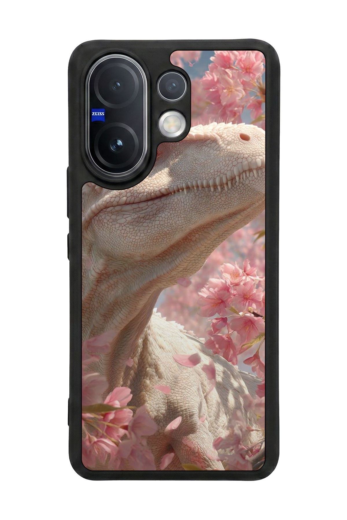 Vivo V60 Uyumlu Dinazor Tasarımlı Glossy Premium Kılıf