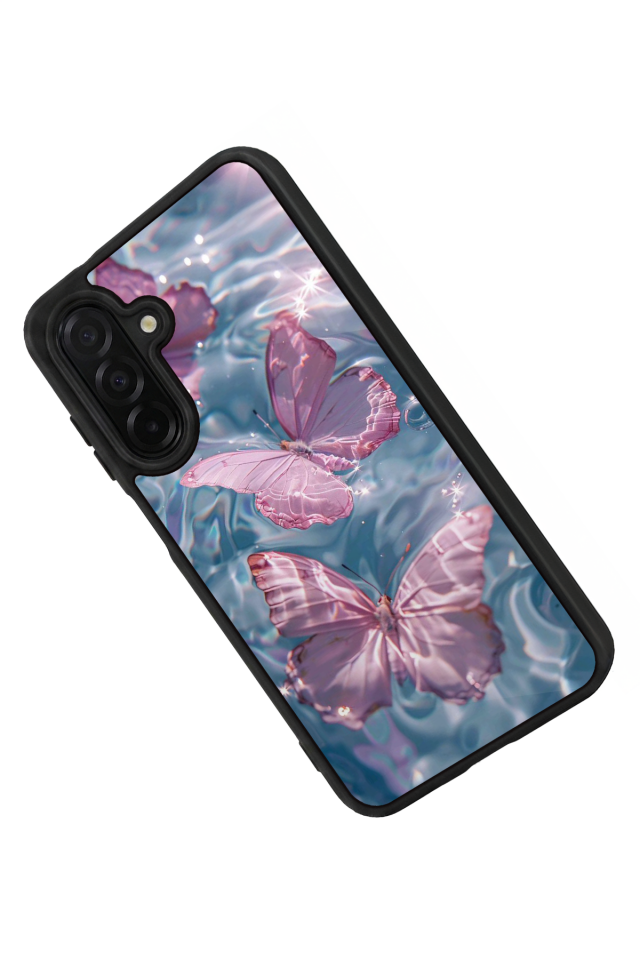 Samsung Galaxy A36 Uyumlu Kelebek Tasarımlı Glossy Premium Kılıf