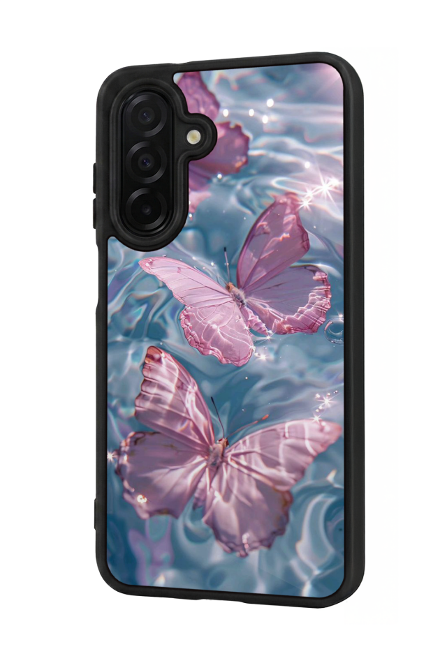 Samsung Galaxy A36 Uyumlu Kelebek Tasarımlı Glossy Premium Kılıf