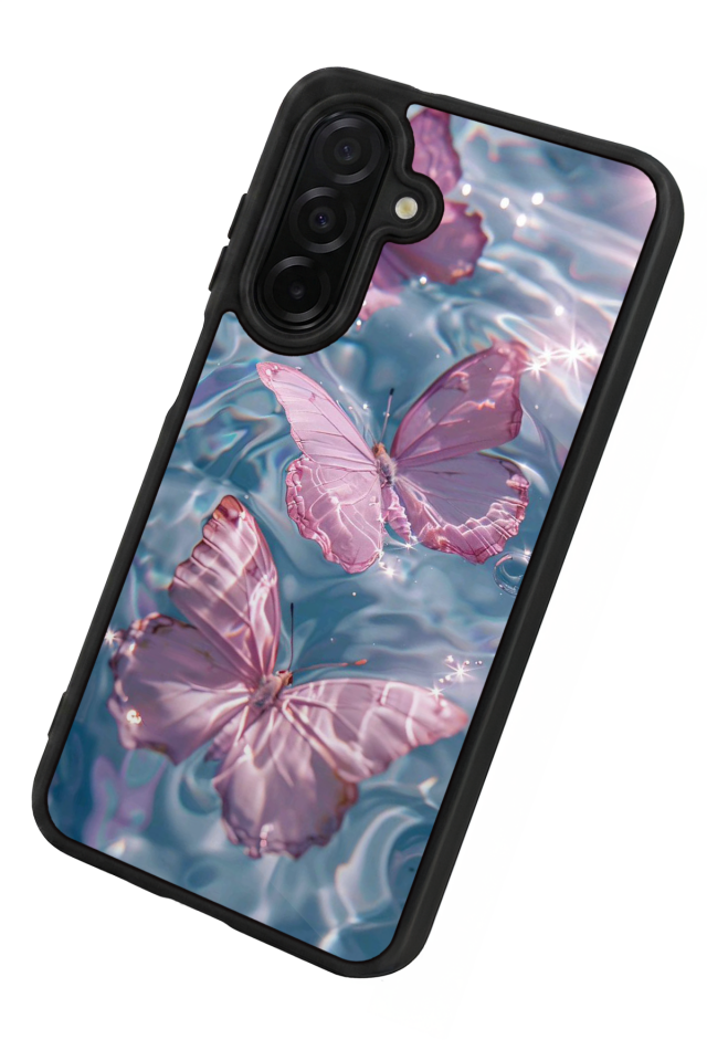 Samsung Galaxy A36 Uyumlu Kelebek Tasarımlı Glossy Premium Kılıf