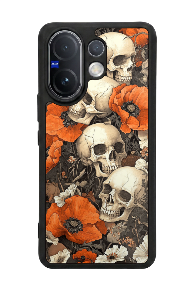 Vivo V60 Uyumlu KuruKafa Tasarımlı Glossy Premium Kılıf