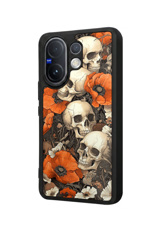 Vivo V60 Uyumlu KuruKafa Tasarımlı Glossy Premium Kılıf