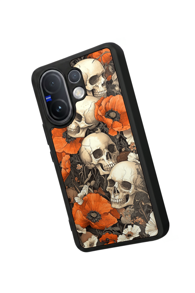 Vivo V60 Uyumlu KuruKafa Tasarımlı Glossy Premium Kılıf