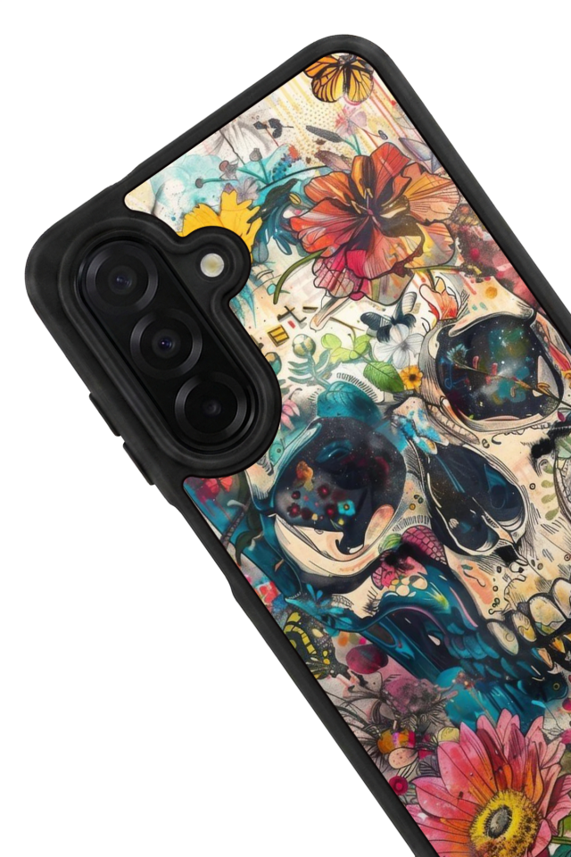 Samsung Galaxy A56 Uyumlu KuruKafa Tasarımlı Glossy Premium Kılıf