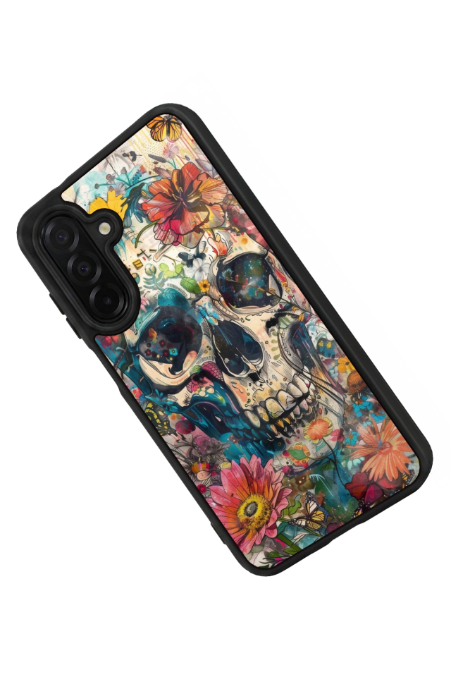 Samsung Galaxy A56 Uyumlu KuruKafa Tasarımlı Glossy Premium Kılıf