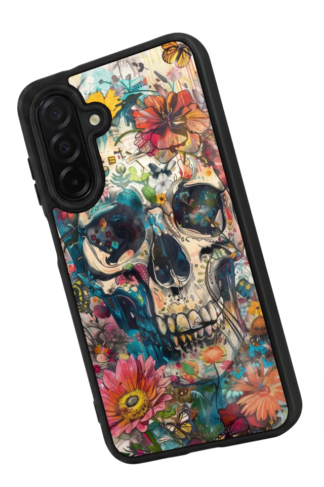 Samsung Galaxy A56 Uyumlu KuruKafa Tasarımlı Glossy Premium Kılıf