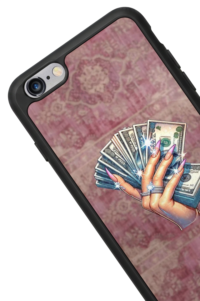 iPhone 6 Plus Uyumlu Money Para Tasarımlı Glossy Premium Kılıf