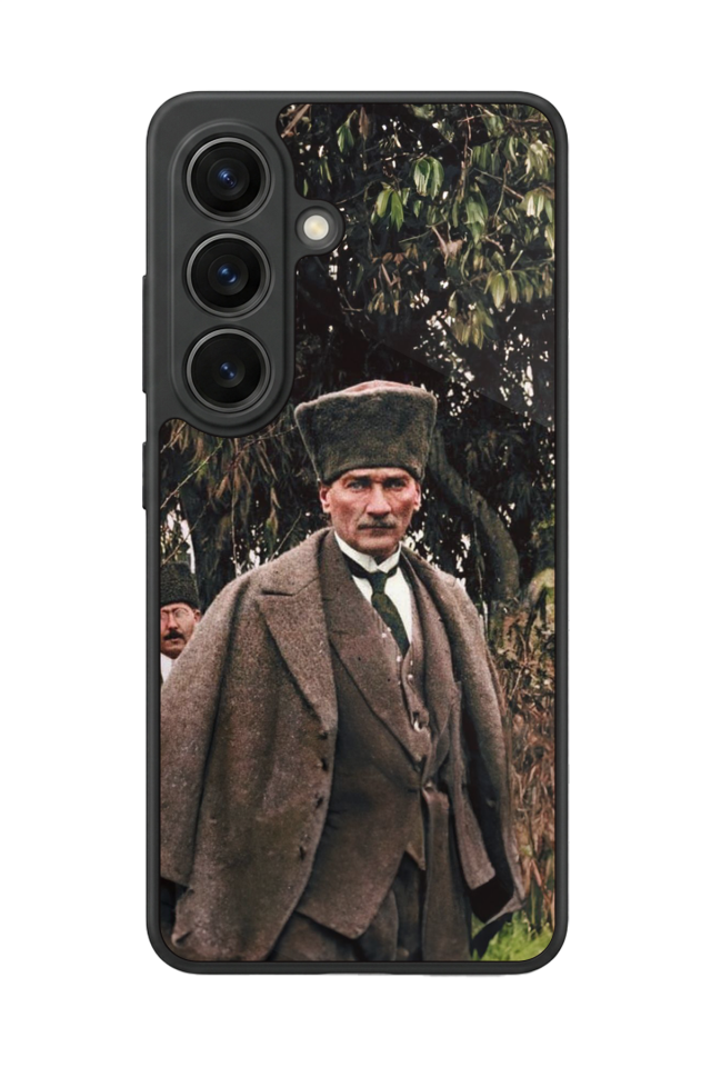 Samsung Galaxy S26 Uyumlu Mustafa Kemal Ataturk Tasarımlı Glossy Premium Kılıf