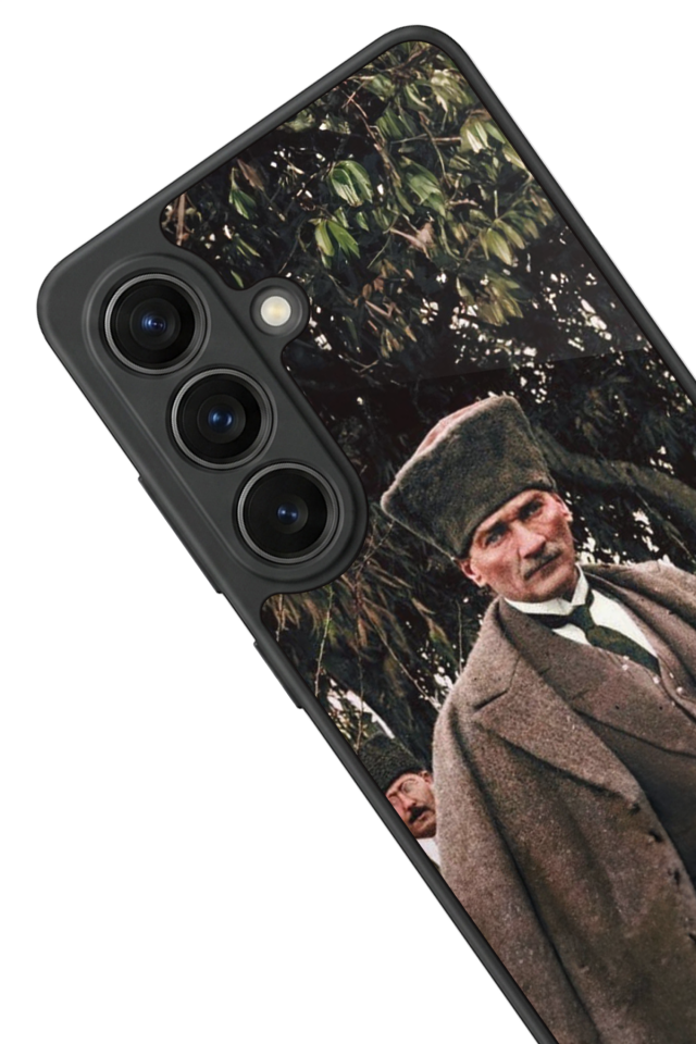 Samsung Galaxy S26 Uyumlu Mustafa Kemal Ataturk Tasarımlı Glossy Premium Kılıf