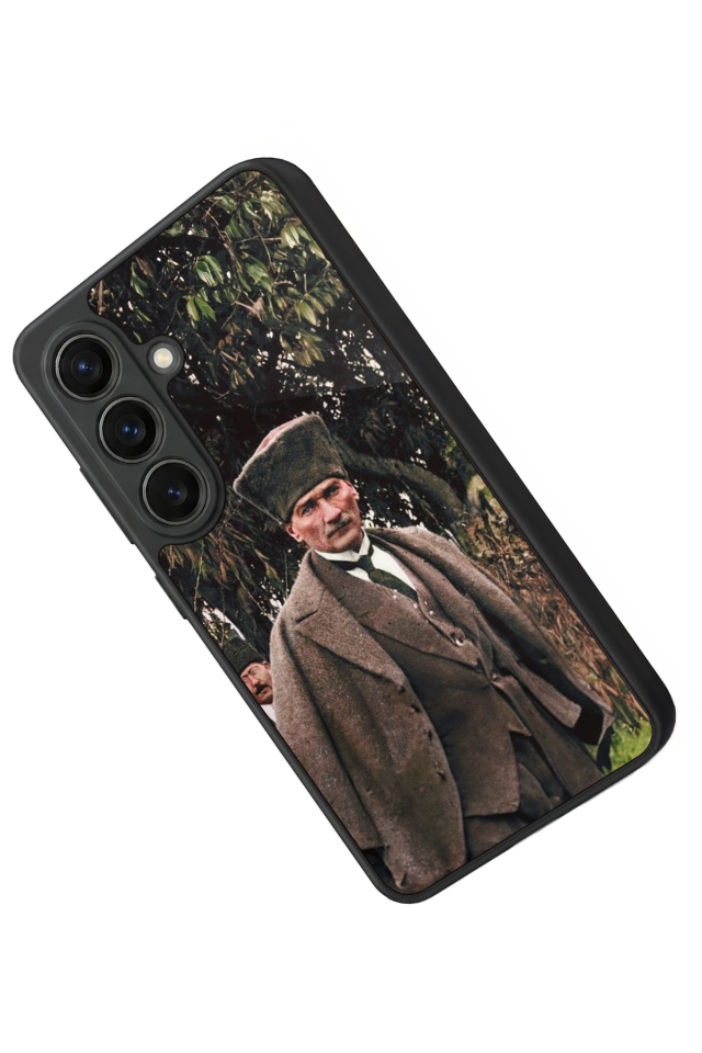 Samsung Galaxy S26 Uyumlu Mustafa Kemal Ataturk Tasarımlı Glossy Premium Kılıf