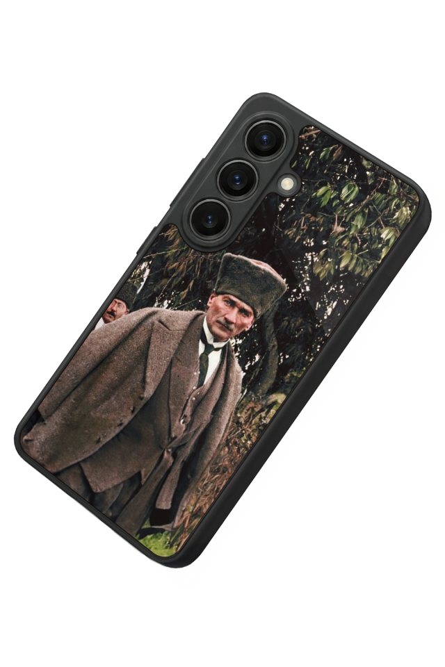 Samsung Galaxy S26 Uyumlu Mustafa Kemal Ataturk Tasarımlı Glossy Premium Kılıf