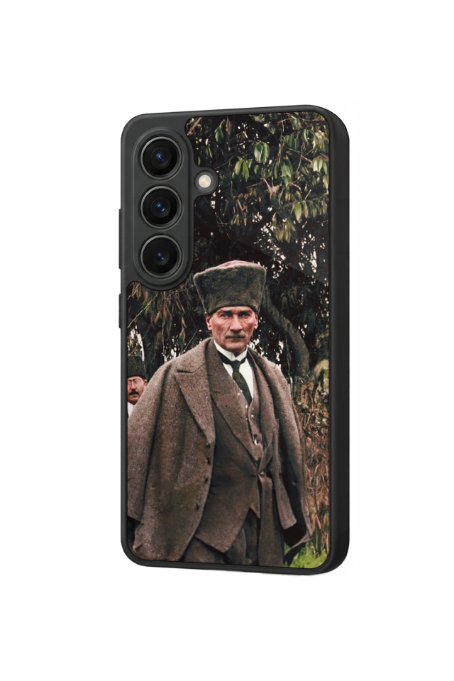 Samsung Galaxy S26 Uyumlu Mustafa Kemal Ataturk Tasarımlı Glossy Premium Kılıf