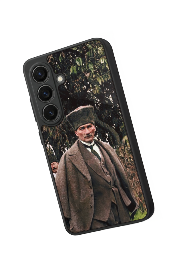 Samsung Galaxy S26 Uyumlu Mustafa Kemal Ataturk Tasarımlı Glossy Premium Kılıf