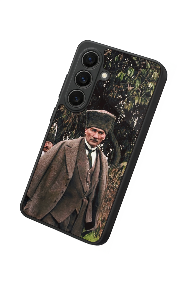 Samsung Galaxy S26 Uyumlu Mustafa Kemal Ataturk Tasarımlı Glossy Premium Kılıf