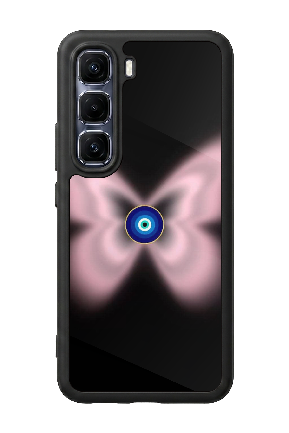 Infinix Hot 60 Pro Plus Uyumlu Nazar Tasarımlı Glossy Premium Kılıf