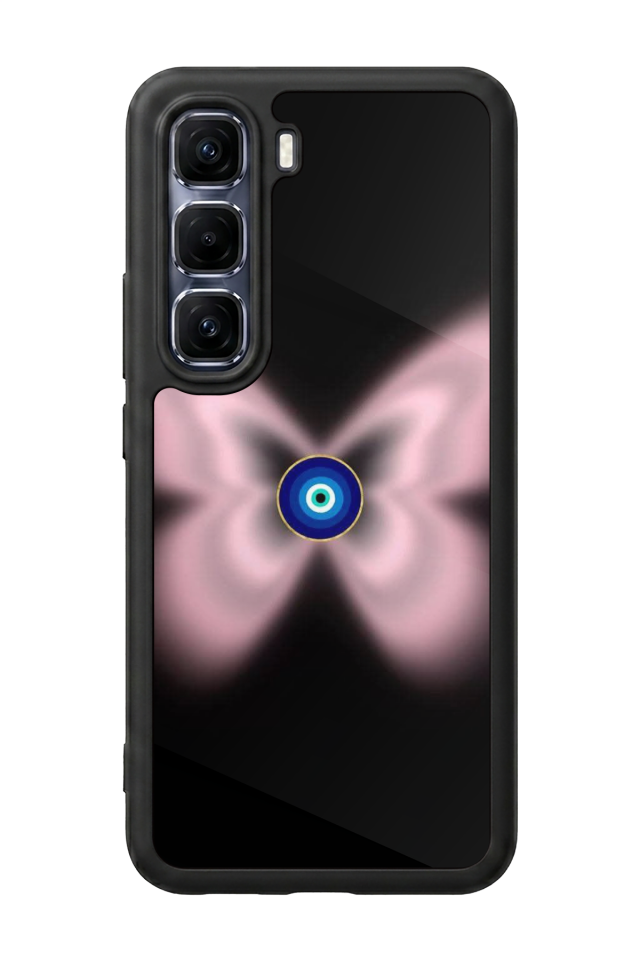 Infinix Hot 60 Pro Plus Uyumlu Nazar Tasarımlı Glossy Premium Kılıf