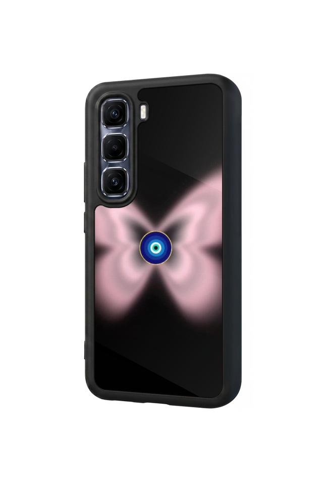 Infinix Hot 60 Pro Plus Uyumlu Nazar Tasarımlı Glossy Premium Kılıf