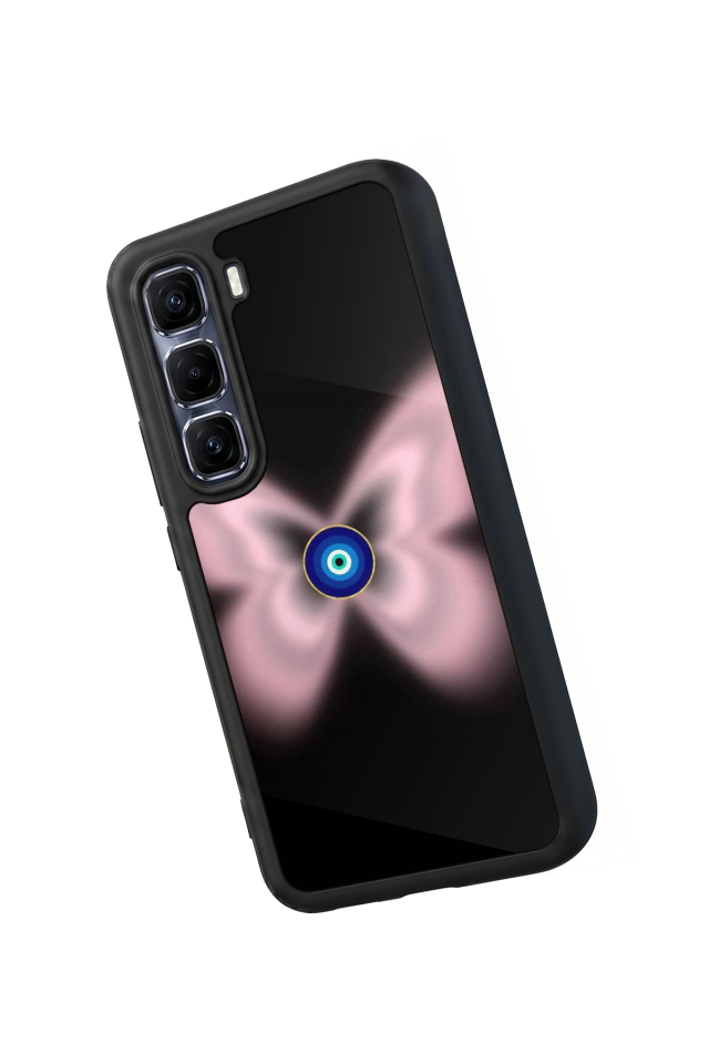 Infinix Hot 60 Pro Plus Uyumlu Nazar Tasarımlı Glossy Premium Kılıf