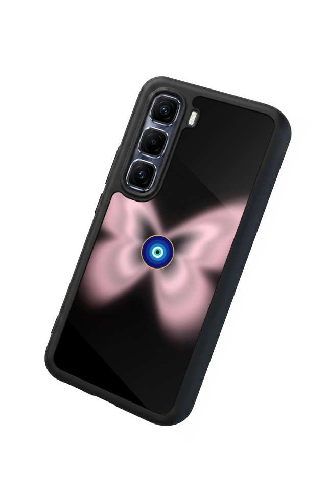 Infinix Hot 60 Pro Plus Uyumlu Nazar Tasarımlı Glossy Premium Kılıf