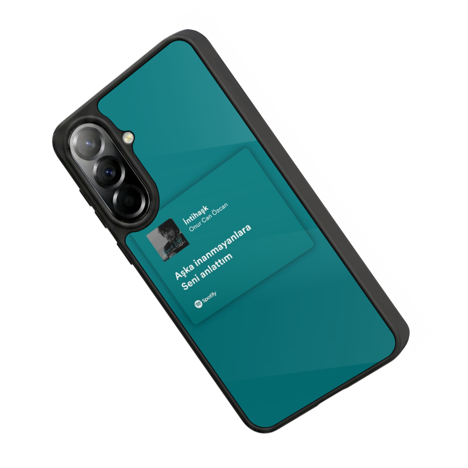 Samsung Galaxy A37 Uyumlu Sarki Sozleri Tasarımlı Glossy Premium Kılıf