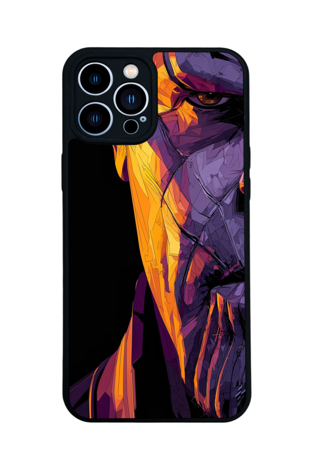 iPhone 12 Pro Max Uyumlu Thanos Tasarımlı Glossy Premium Kılıf