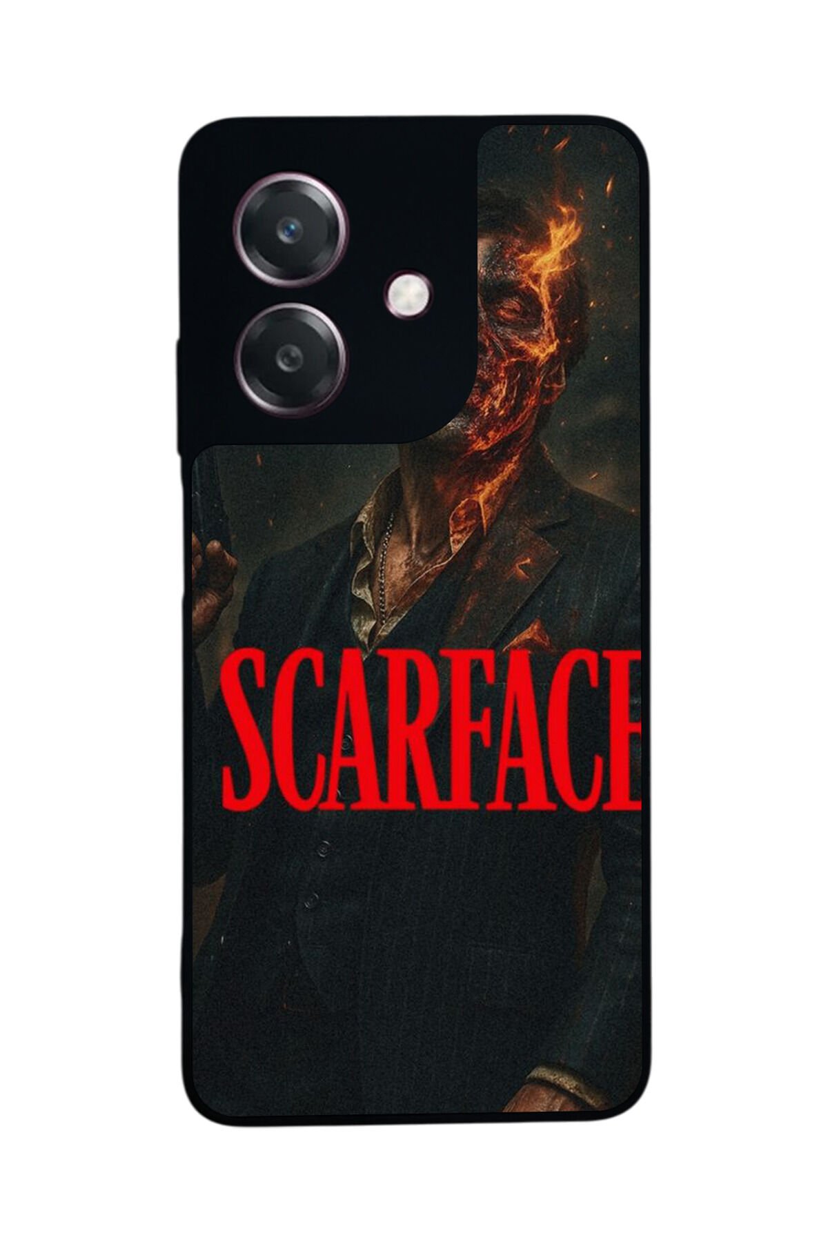 Oppo A3 5G Uyumlu Scarface Tasarımlı Glossy Premium Kılıf