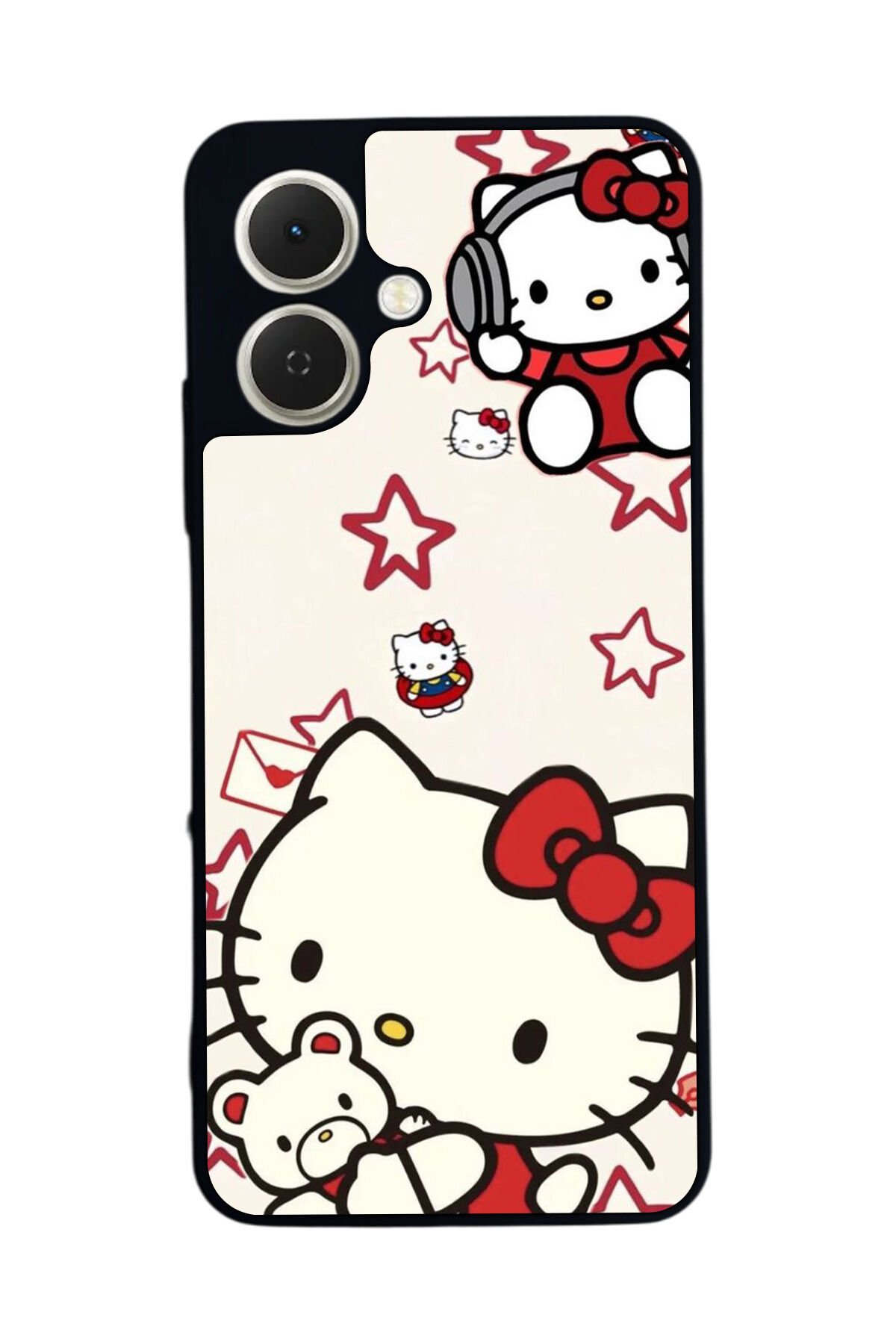 Tecno Spark GO 2 Uyumlu HelloKitty Tasarımlı Glossy Premium Kılıf