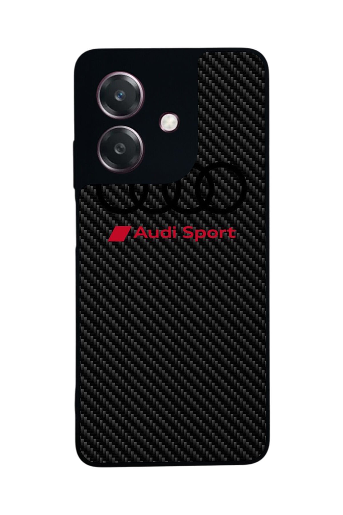 Oppo A3 5G Uyumlu Audi Tasarımlı Glossy Premium Kılıf