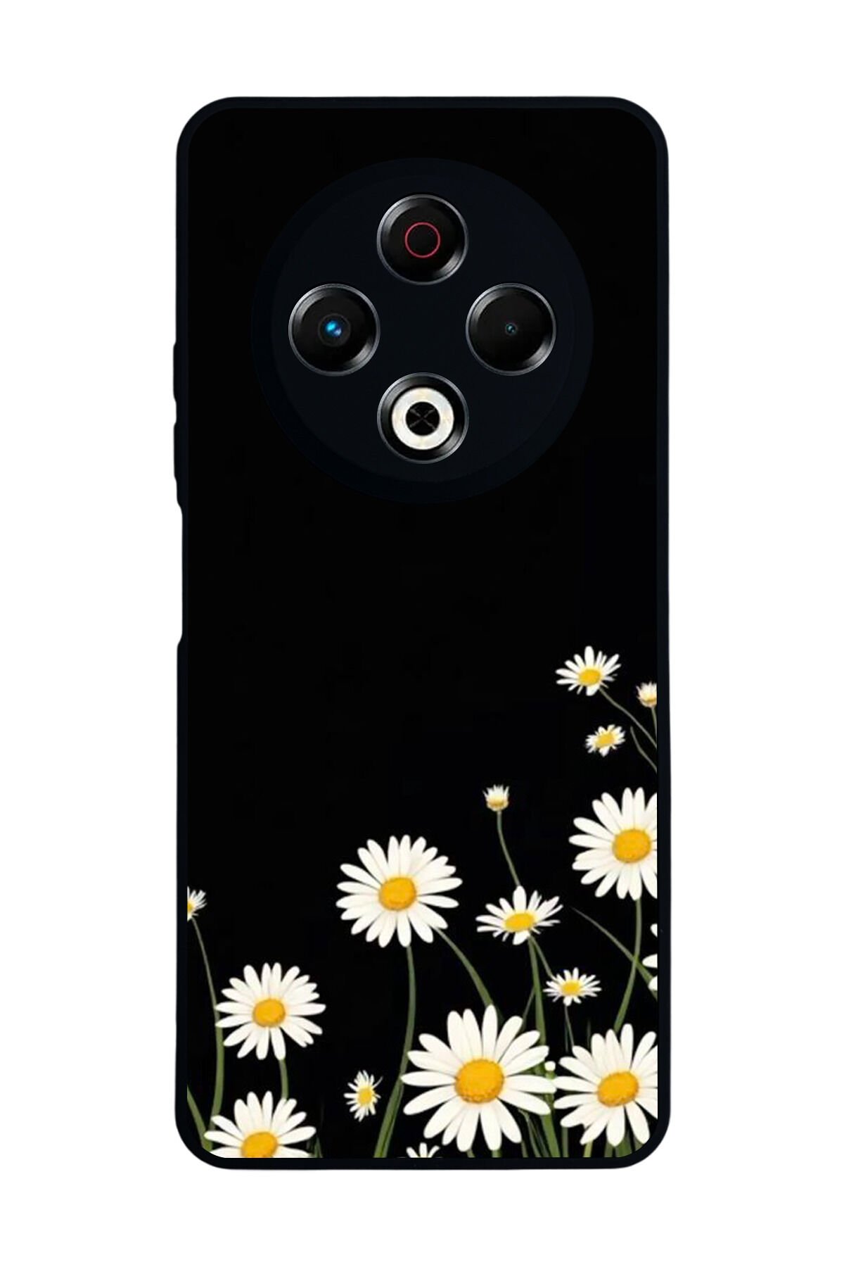 Tecno Spark 30 Uyumlu Floral Tasarımlı Glossy Premium Kılıf