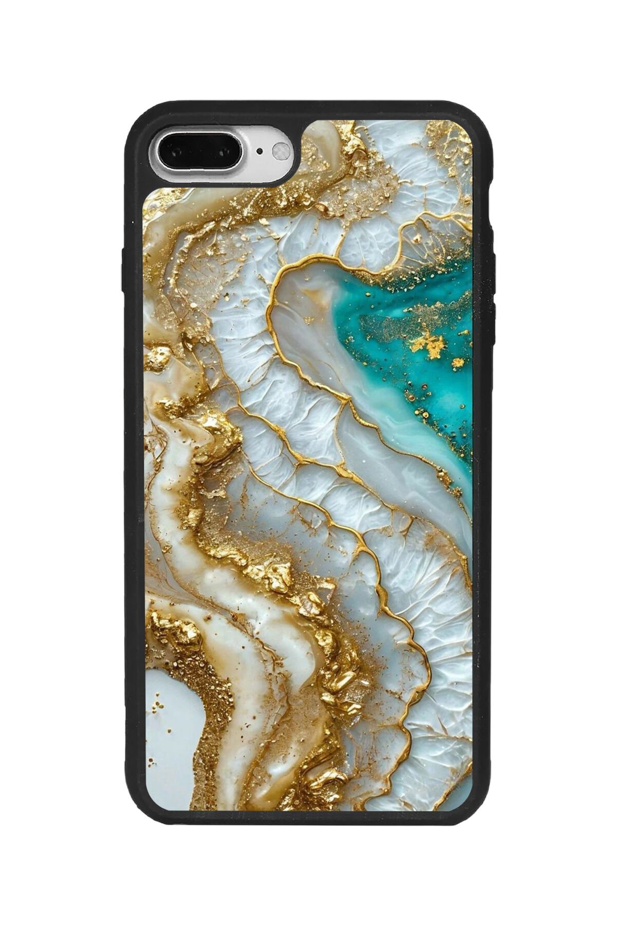 Apple iPhone 7 Plus Siyah Silikon Kılıf Çiziklere ve Darbelere Karşı Koruma