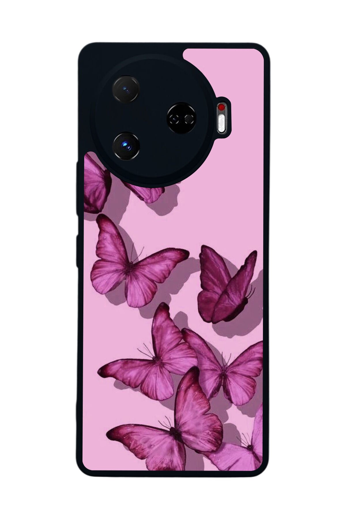 Tecno Camon 30 Pro Uyumlu Kelebek Tasarımlı Glossy Premium Kılıf