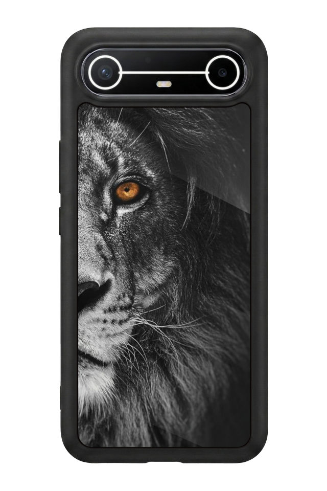 Tecno Spark Slim 5G Uyumlu Aslan Tasarımlı Glossy Premium Kılıf