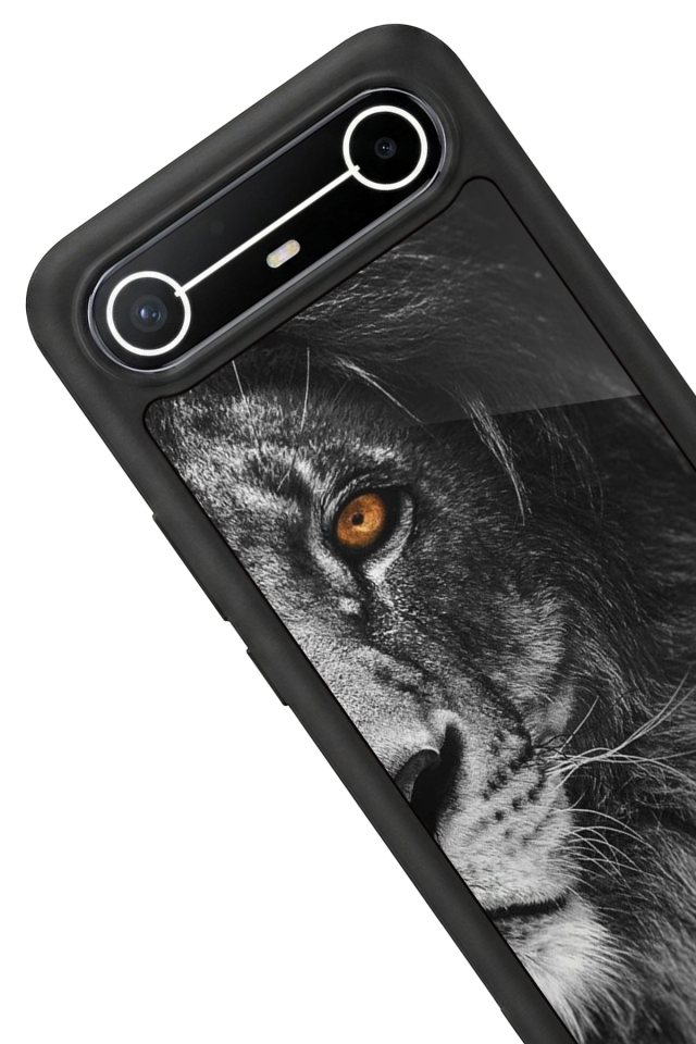 Tecno Spark Slim 5G Uyumlu Aslan Tasarımlı Glossy Premium Kılıf