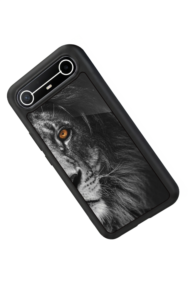 Tecno Spark Slim 5G Uyumlu Aslan Tasarımlı Glossy Premium Kılıf