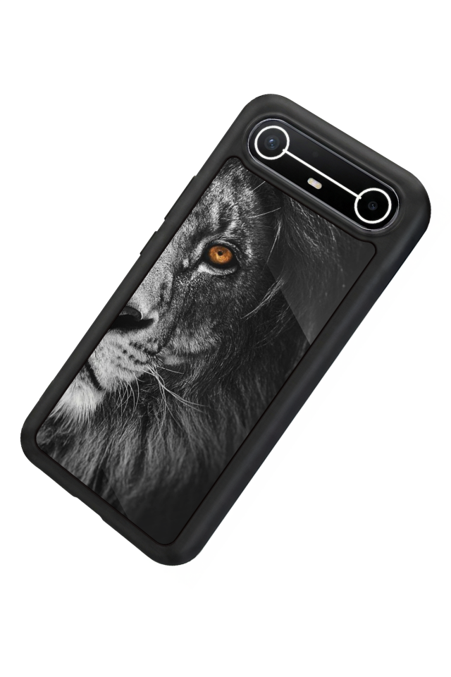 Tecno Spark Slim 5G Uyumlu Aslan Tasarımlı Glossy Premium Kılıf