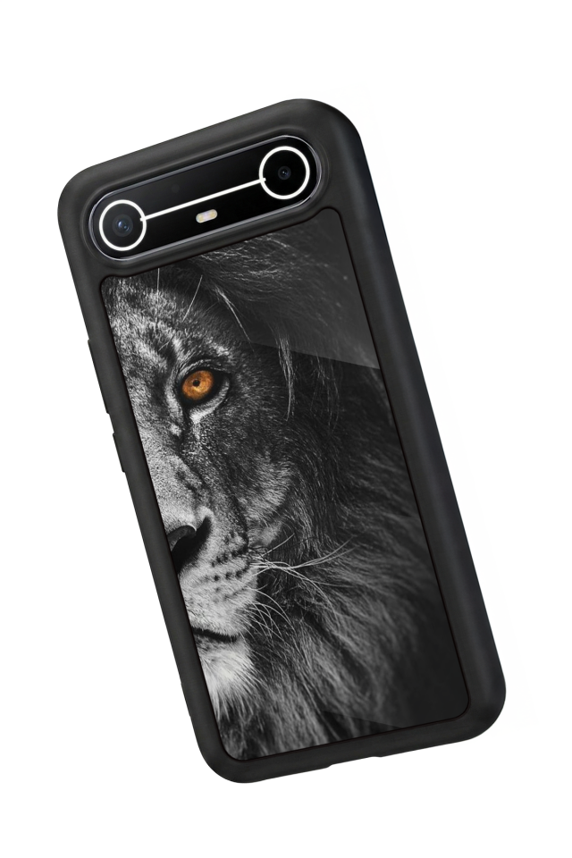 Tecno Spark Slim 5G Uyumlu Aslan Tasarımlı Glossy Premium Kılıf