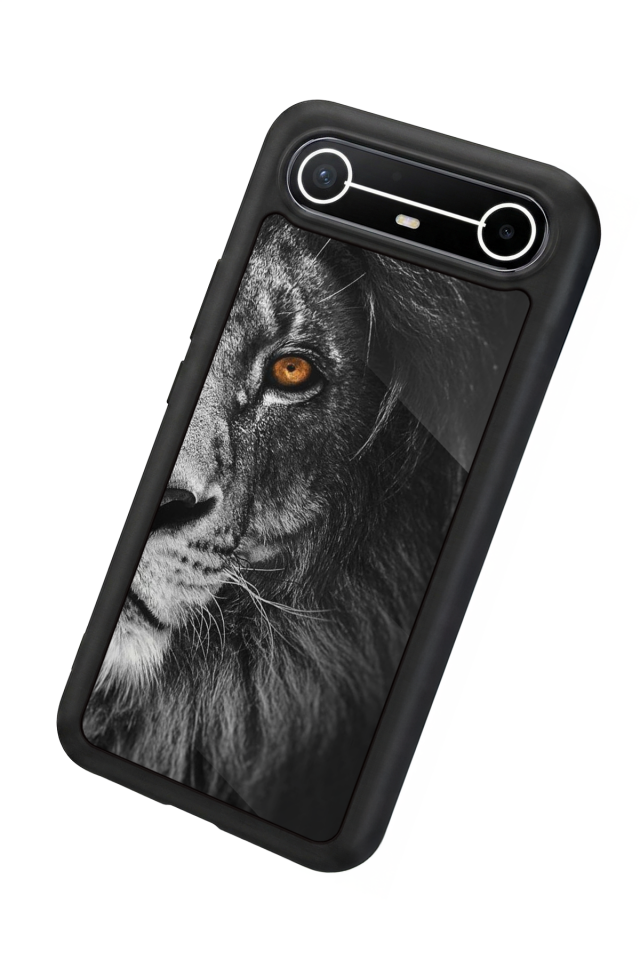 Tecno Spark Slim 5G Uyumlu Aslan Tasarımlı Glossy Premium Kılıf