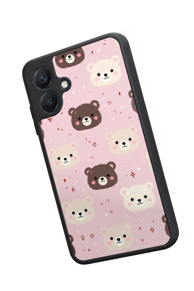 Samsung Galaxy A07 Uyumlu Ayı Tasarımlı Glossy Premium Kılıf