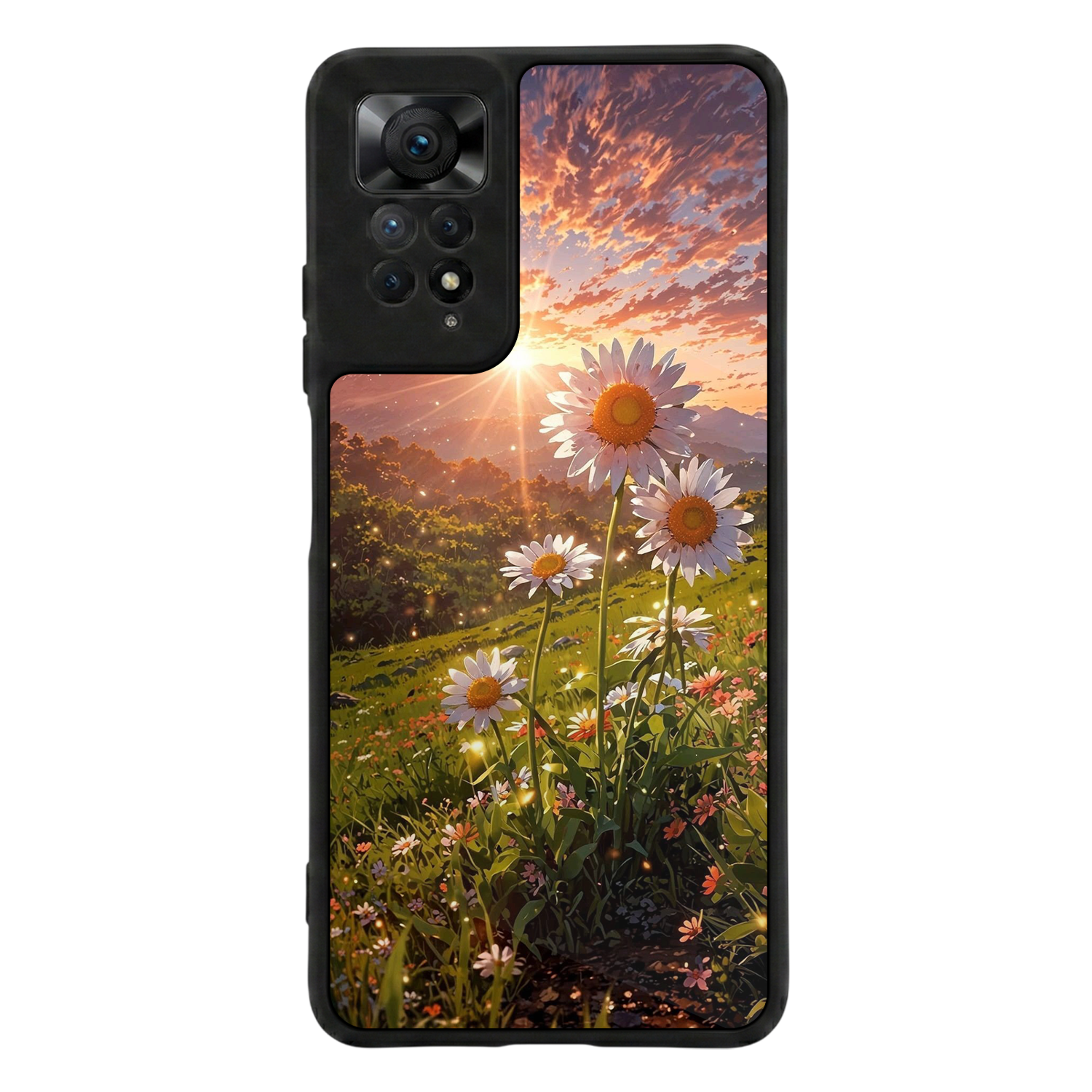 Xiaomi Redmi Note 12 Pro Uyumlu Cicek Tasarımlı Glossy Premium Kılıf