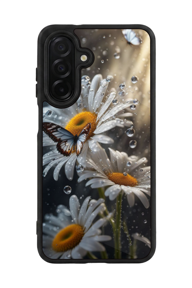Samsung Galaxy A26 Uyumlu Cicek Tasarımlı Glossy Premium Kılıf
