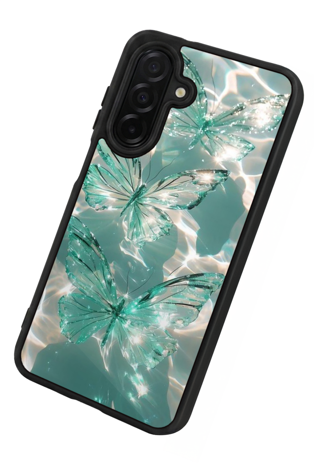 Samsung Galaxy A36 Uyumlu Kelebek Tasarımlı Glossy Premium Kılıf