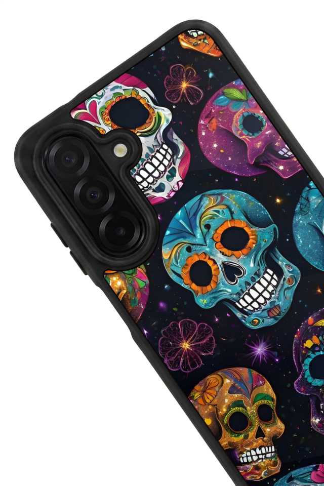 Samsung Galaxy A56 Uyumlu KuruKafa Tasarımlı Glossy Premium Kılıf