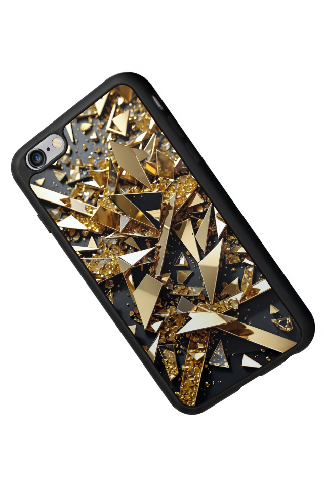 iPhone 6s Plus Uyumlu Mermer Marble Tasarımlı Glossy Premium Kılıf