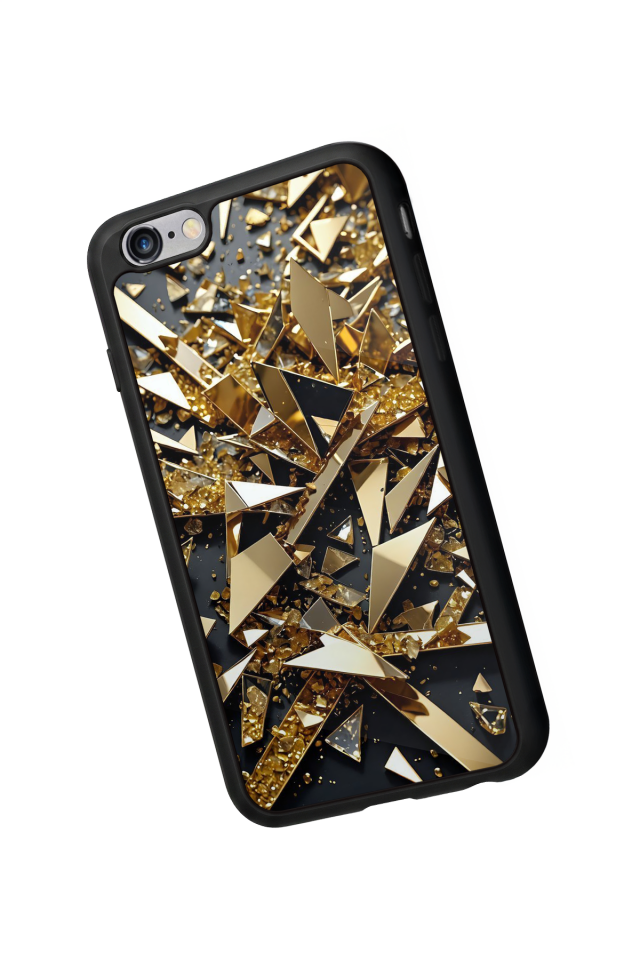 iPhone 6s Plus Uyumlu Mermer Marble Tasarımlı Glossy Premium Kılıf