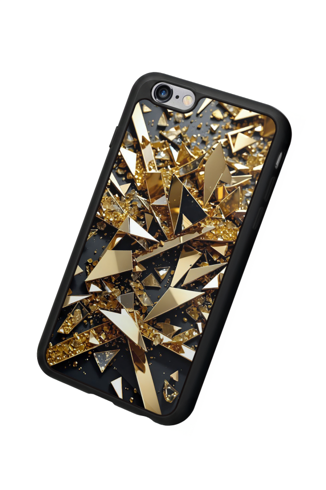iPhone 6s Plus Uyumlu Mermer Marble Tasarımlı Glossy Premium Kılıf