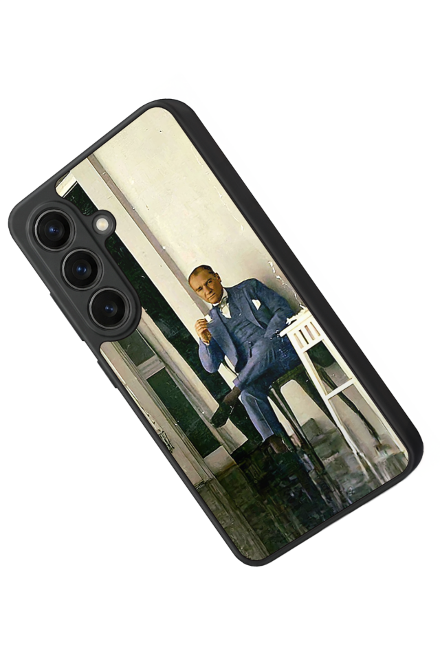 Samsung Galaxy S26 Uyumlu Mustafa Kemal Ataturk Tasarımlı Glossy Premium Kılıf