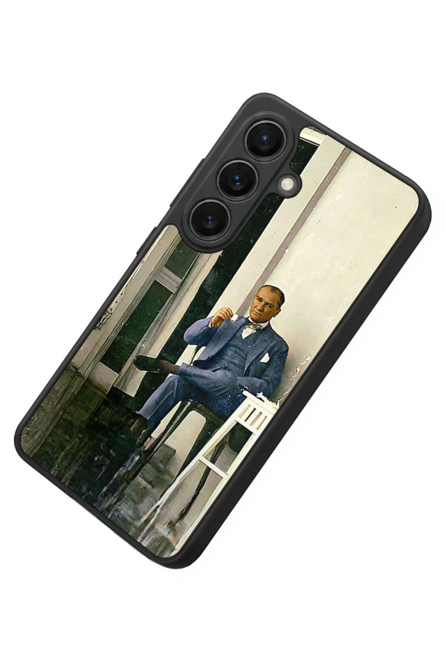 Samsung Galaxy S26 Uyumlu Mustafa Kemal Ataturk Tasarımlı Glossy Premium Kılıf