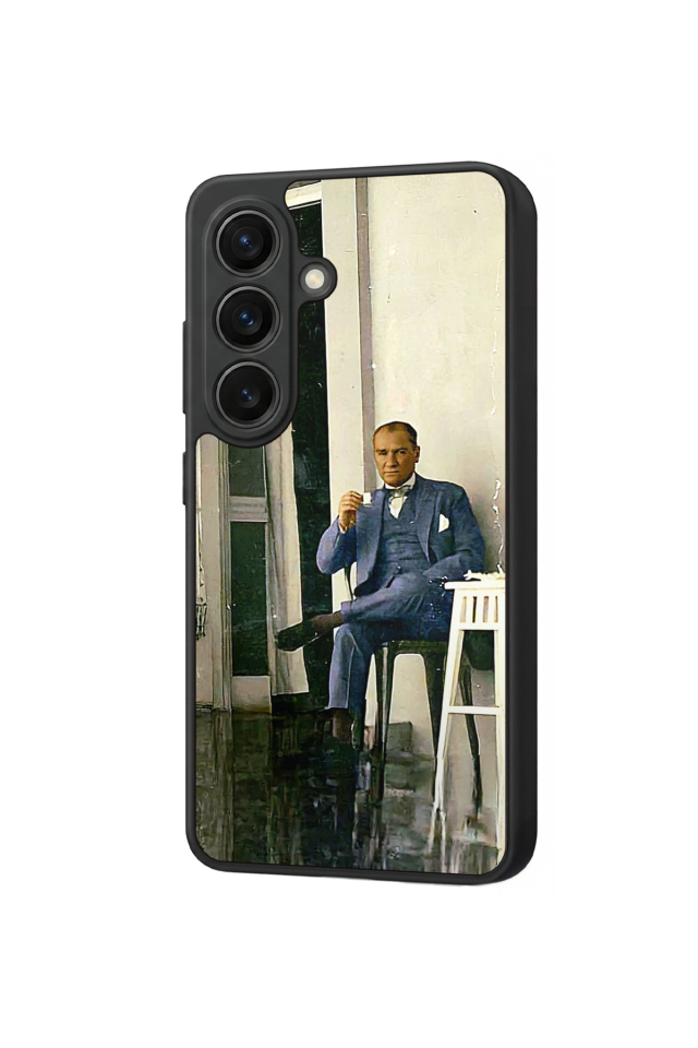 Samsung Galaxy S26 Uyumlu Mustafa Kemal Ataturk Tasarımlı Glossy Premium Kılıf