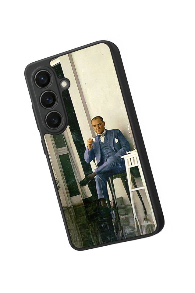 Samsung Galaxy S26 Uyumlu Mustafa Kemal Ataturk Tasarımlı Glossy Premium Kılıf