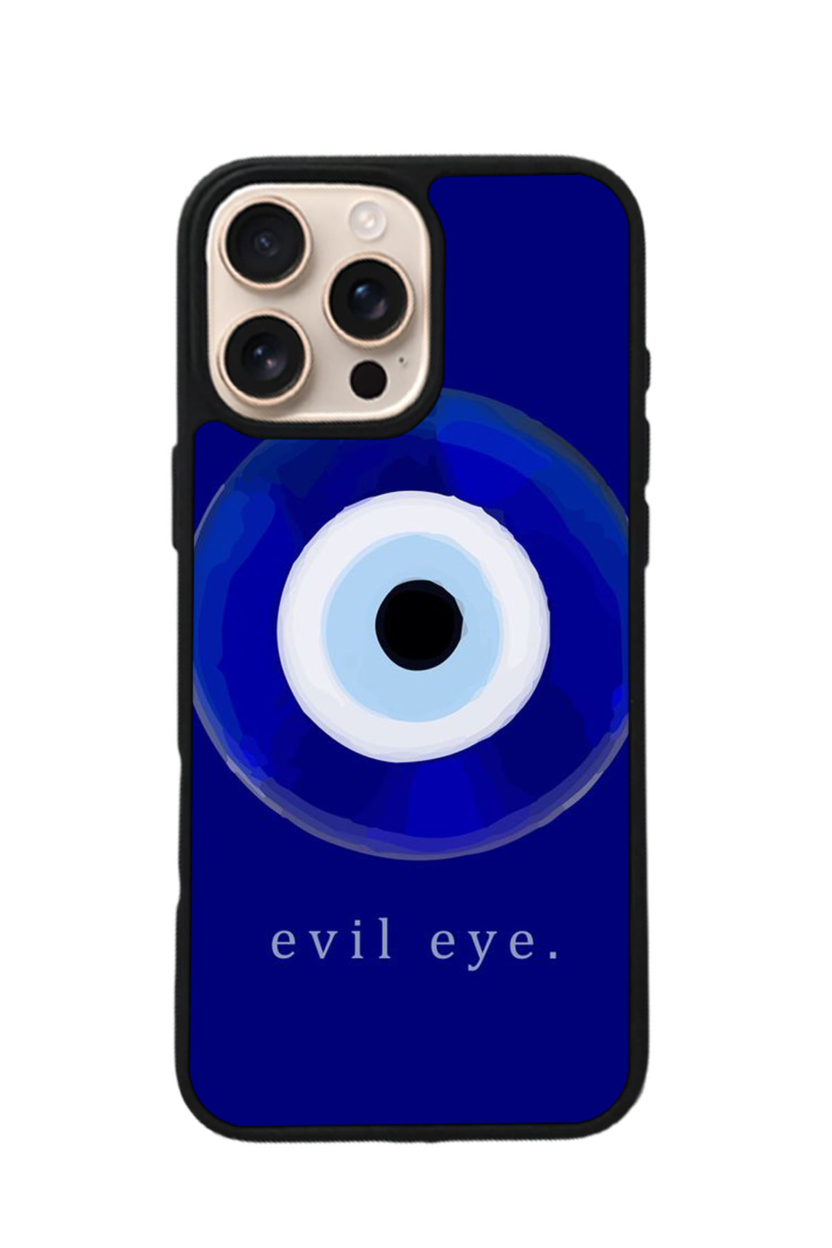 iPhone 15 Pro Max Uyumlu Nazar Tasarımlı Glossy Premium Kılıf